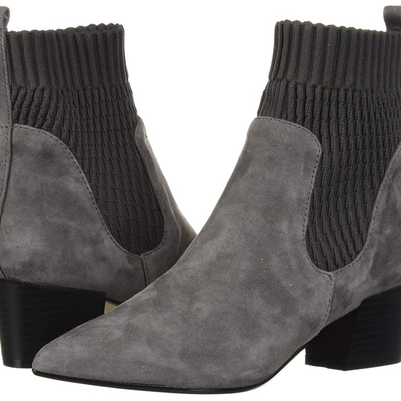 Kensie Lokia Suede Ankle Booties - Picture 1 of 3